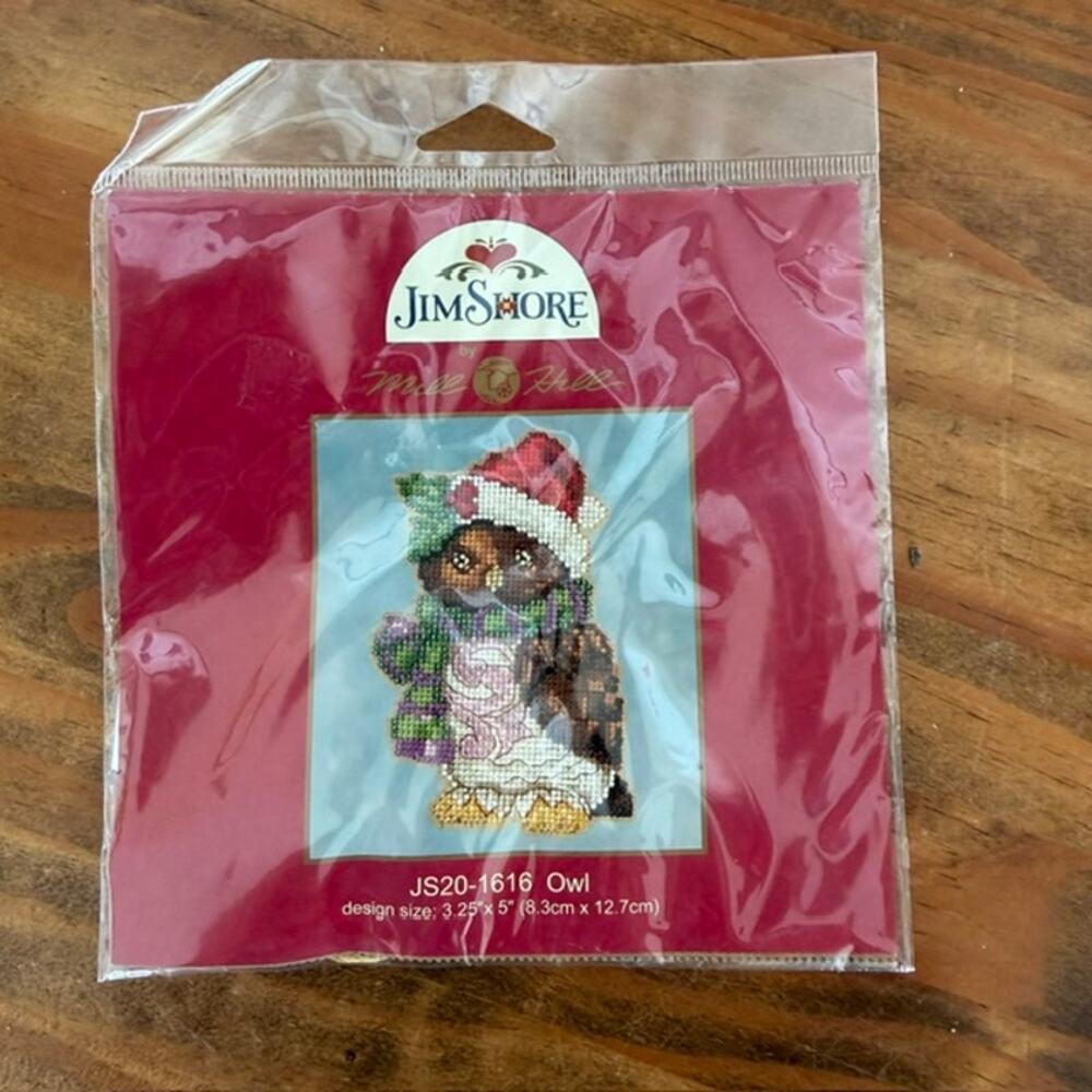 Owl Cross Stitch Kit Mill Hill 2016 Jim Shore JS201616